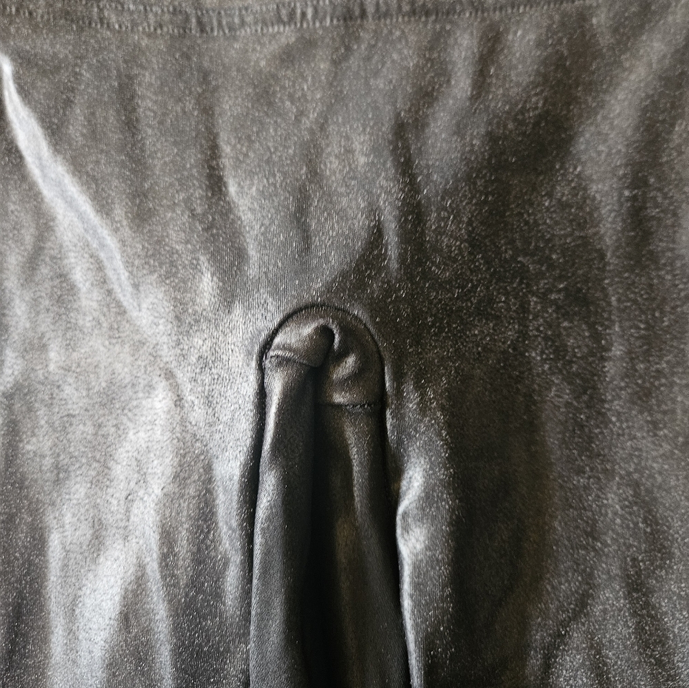 SPANX Faux Leather Full Length High Waisted Leggings Size Small - Picture 3 of 6